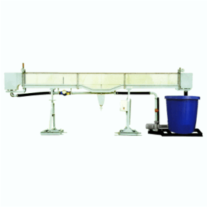 Flow Channel, 100mm wide, tilting, adjustable bed